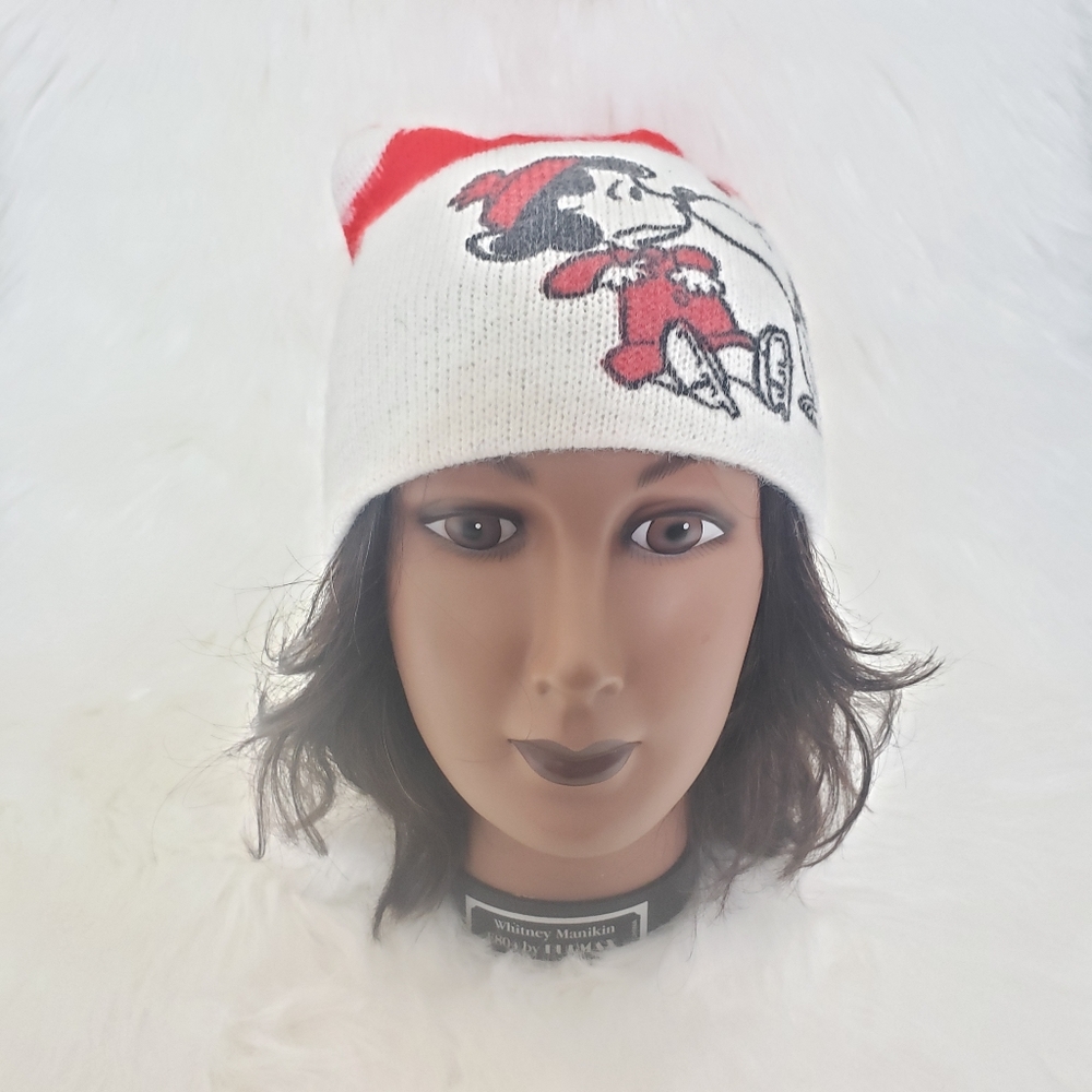 Vintage 1958 Orlon Peanuts Snoopy Kissing Lucy Wi… - image 1